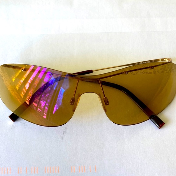 Dolce & Gabbana Brown Shield Sunglasses Eyeglasses DG4435 E54 133 125 Italy